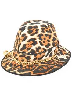 Christian Dior шляпа с леопардовым узором pre-owned