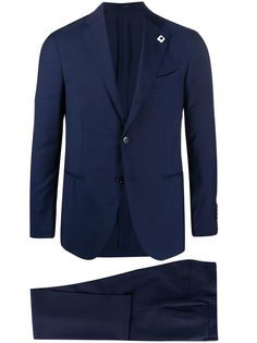 Lardini костюм-двойка Supersoft узкого кроя