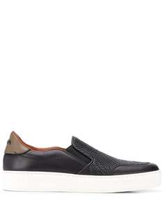 Ermenegildo Zegna XXX слипоны с контрастной подошвой