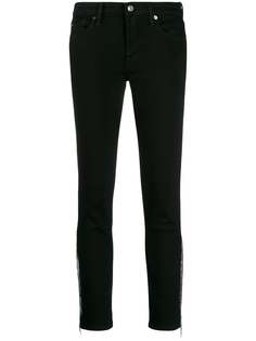 7 For All Mankind джинсы с заклепками и бахромой