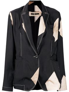 Uma Wang куртка Kenzie в стиле колор-блок