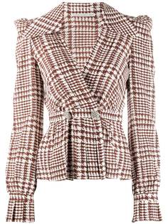 Alessandra Rich двубортный твидовый жакет