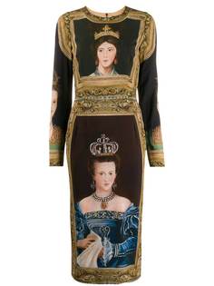 Dolce & Gabbana платье с принтом Queen