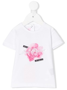 Miss Blumarine футболка с цветочным принтом
