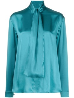 Balenciaga блузка с драпировкой