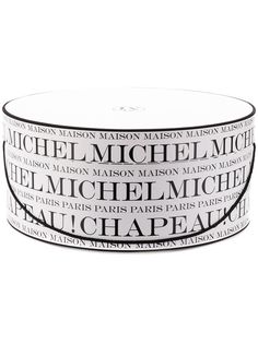 Maison Michel коробка для шляпы с принтом логотипа