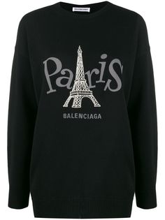 Balenciaga джемпер Paris Joy с круглым вырезом