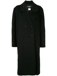 Chanel Pre-Owned пальто 1997-го года с длинными рукавами