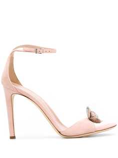 Giuseppe Zanotti босоножки Phoebe Nuit с кристаллами