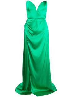 Giuseppe Di Morabito платье без бретелей с драпировкой