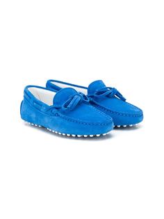 Tods Kids лоферы с бантами