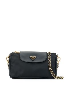 Prada Pre-Owned сумка на плечо с металлическим логотипом
