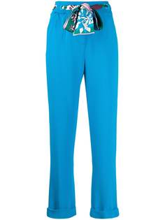 Emilio Pucci укороченные брюки с поясом