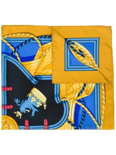 Hermès платок с принтом Hermes