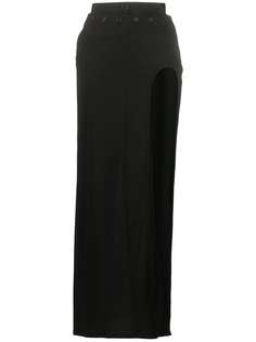 Ann Demeulemeester юбка макси с разрезом