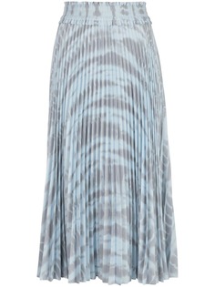 Proenza Schouler White Label плиссированная юбка с принтом тай-дай