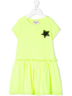 Mariuccia Milano Kids платье со сборками и брошью