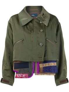 Kolor деконструированная куртка со вставками
