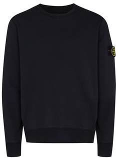 Stone Island толстовка с нашивкой-логотипом