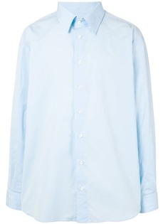 Hed Mayner рубашка оверсайз с длинными рукавами