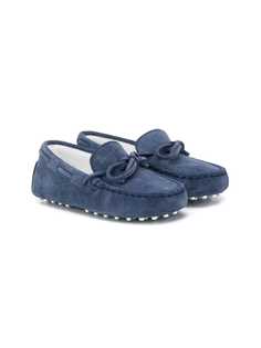 Tods Kids лоферы с бантами