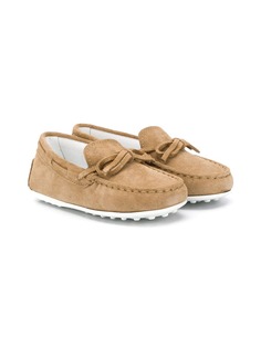 Tods Kids лоферы с бантами