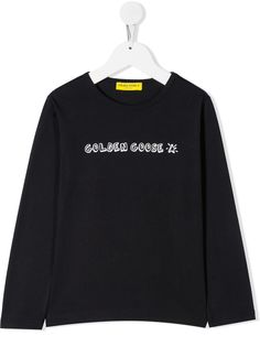 Golden Goose Kids футболка с длинными рукавами и логотипом