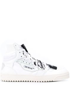 Off-White высокие кроссовки на шнуровке