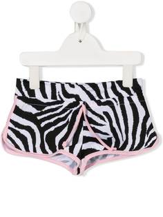 Mc2 Saint Barth Kids плавки-шорты с зебровым узором
