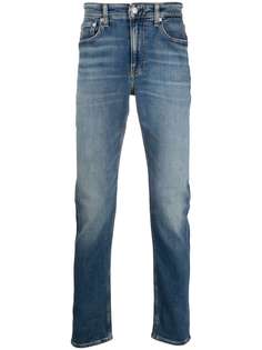 CK Calvin Klein джинсы кроя слим с эффектом потертости