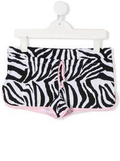Mc2 Saint Barth Kids плавки-шорты с зебровым узором