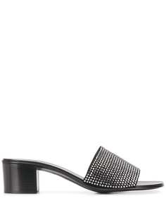 Giuseppe Zanotti мюли с кристаллами