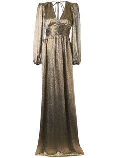 Rebecca Vallance плиссированное платье Rivero с объемными рукавами