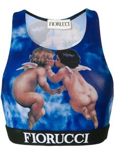 Fiorucci спортивный бюстгальтер Angels с логотипом