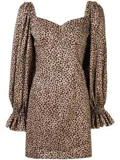 Karen Walker платье Embers с леопардовым принтом