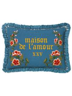Gucci подушка с цветочным узором Needlepoint