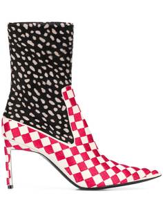 Haider Ackermann ботильоны с принтом