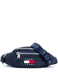 Tommy Hilfiger поясная сумка с нашивкой-логотипом