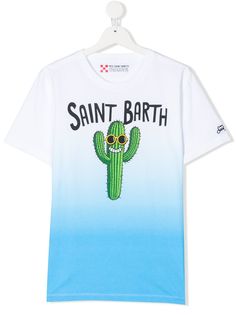 Mc2 Saint Barth Kids футболка с принтом Cactus