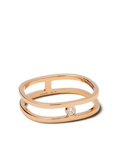 Vanrycke кольцо Charlie из розового золота с бриллиантом