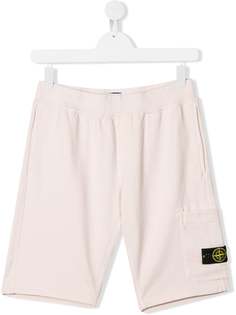 Stone Island Junior шорты с логотипом