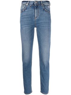 MSGM джинсы кроя слим с эффектом потертости