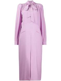Givenchy платье миди с бантом