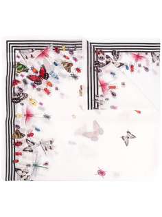 Alexander McQueen шарф с принтом