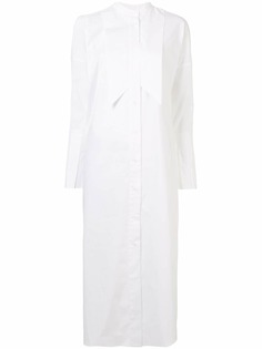 Enföld платье-рубашка с длинными рукавами и манишкой