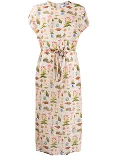 Anntian платье с принтом