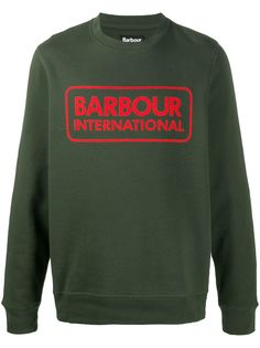 Barbour толстовка с контрастным логотипом