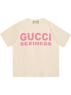 Gucci футболка с принтом Gucci Sexiness