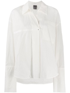 Lorena Antoniazzi рубашка с V-образным вырезом и нагрудным карманом