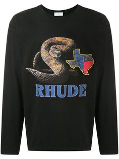 Rhude футболка Rattlesnake с логотипом